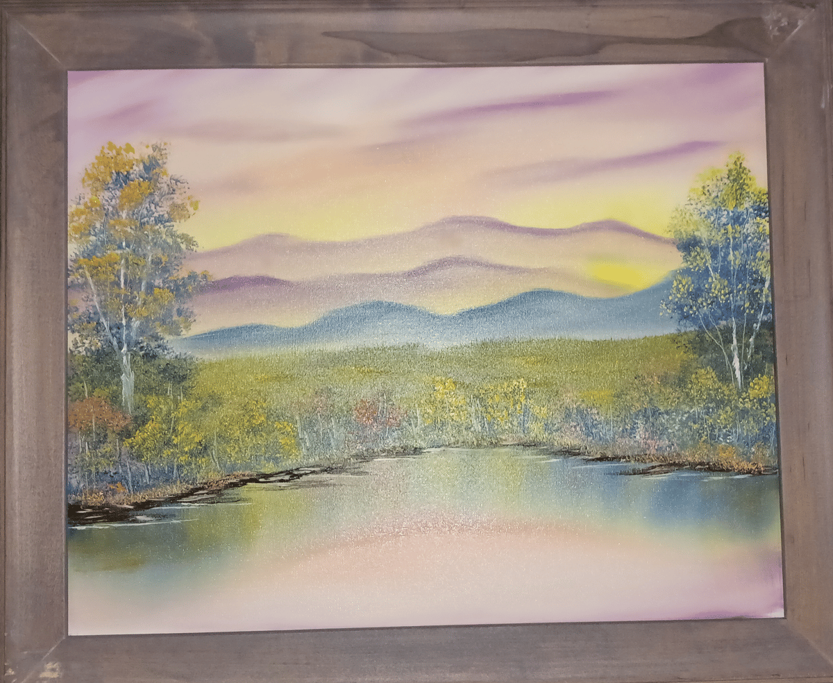 Picture for: Bob Ross Landscape Oil Painting