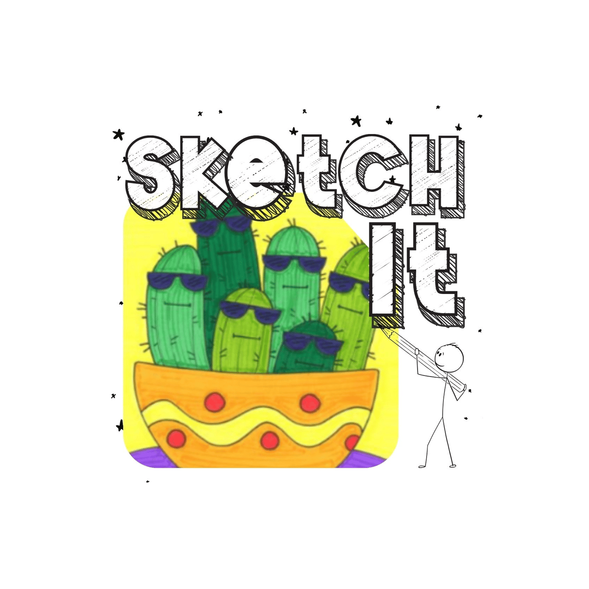 Picture for: Sketch It! Step by Step Cool Cactus