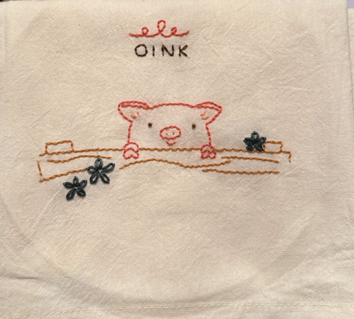 Picture for: Tea Towel Embroidery