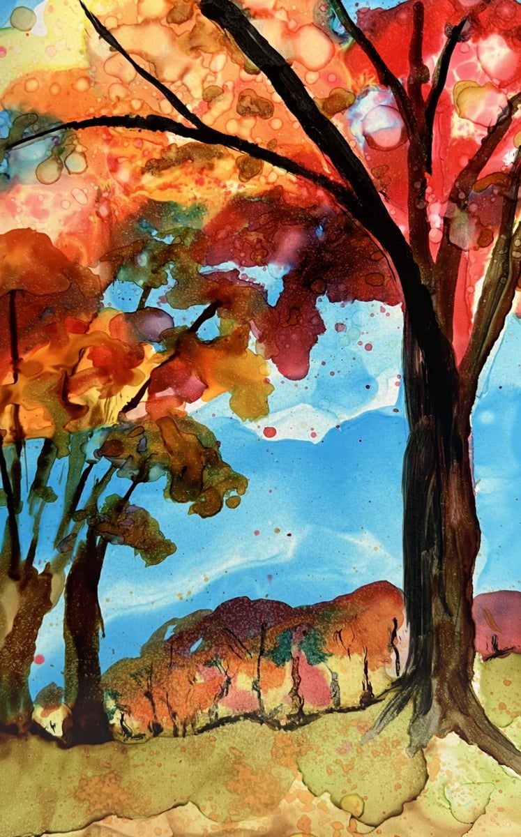 Picture for: Alcohol Ink Fall Trees