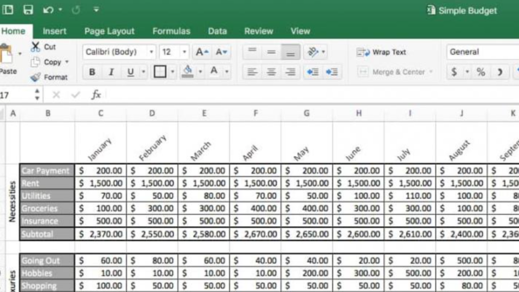 Picture for: Beginning Excel Spreadsheets