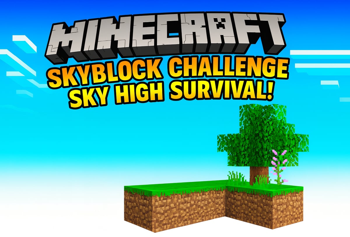 Picture for: Minecraft Skyblock Challenge- Sky High Survival: Gr. 2-5
