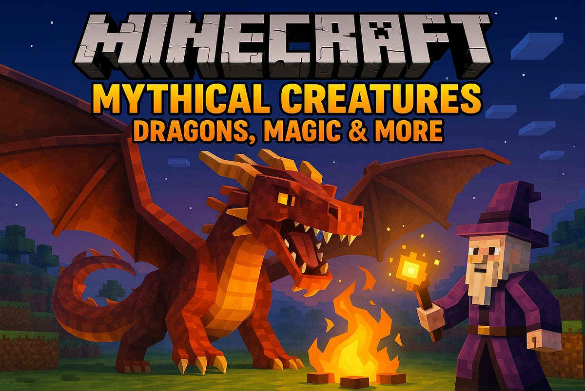 Picture for: Minecraft Mythical Creatures- Dragons, Magic & More: Gr. 2-5