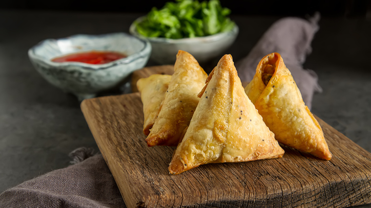 Picture for: Homemade Samosas and Egg Rolls