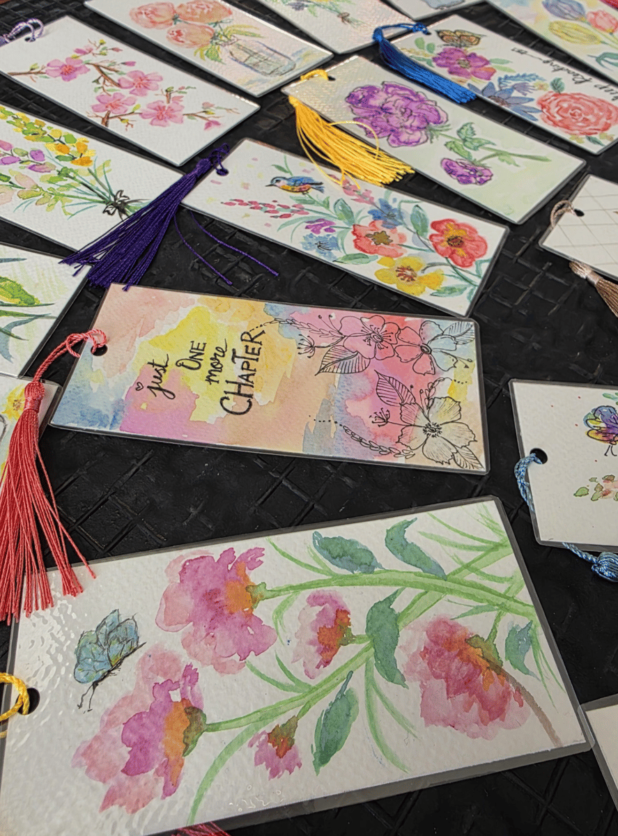 Picture for: Watercolor Bookmarks
