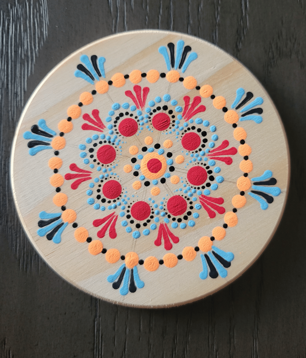 Picture for: Mandala on Coasters (Adult + Teen)