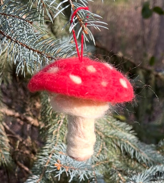 Picture for: NEW | Needle Felted Mushroom Ornament