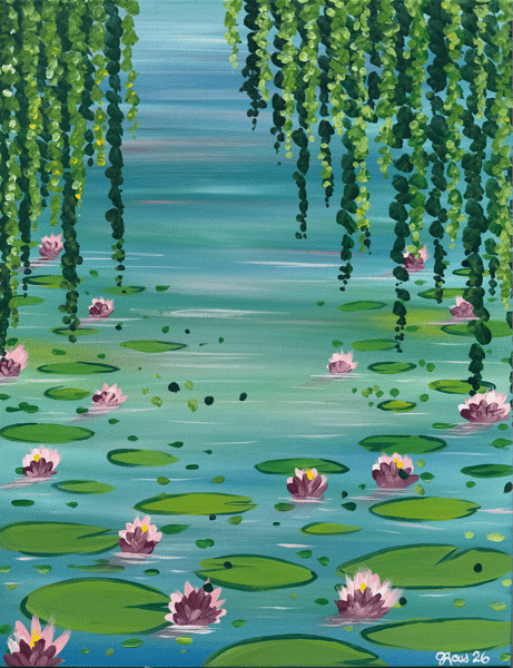 Picture for: Acrylic Painting - Bay of Lilies