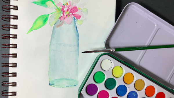 Course Art Journaling with Watercolor, Pen and Ink image 1