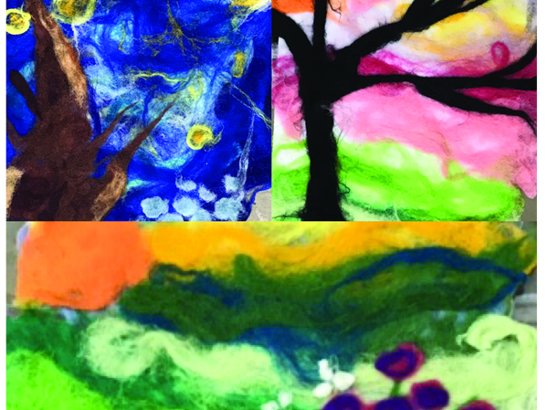 Course Wool Felt Painting image 1