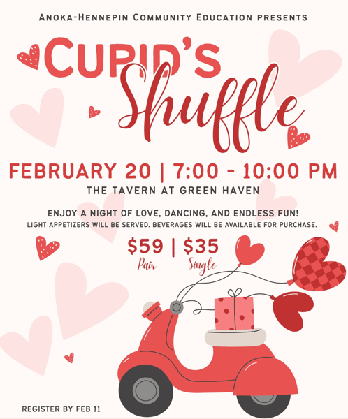 Course Cupid's Shuffle - 21+ Dance image 1
