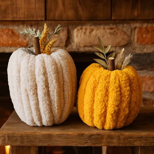 Picture for: NEW | Large Chunky Yarn Pumpkins