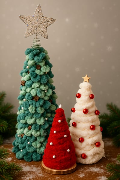 Picture for: NEW | Chunky Yarn Christmas Trees