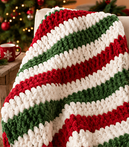 Picture for: NEW | DIY Chunky Knit Holiday Blanket
