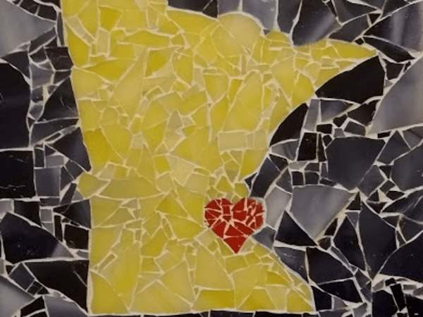 Course Glass Mosaic Table/Sign image 3