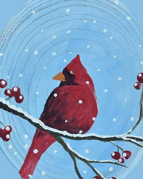 Picture for: Red Cardinal Painting