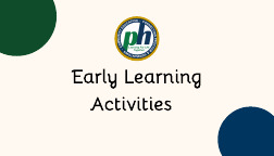 Picture for Early Learning Activities