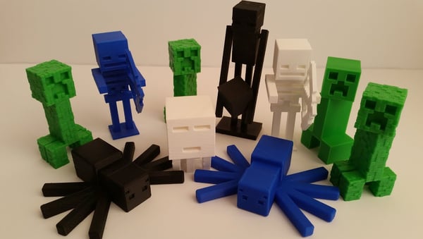 Picture for: 3D Printing: Minecraft Inspired (Virtual Class)