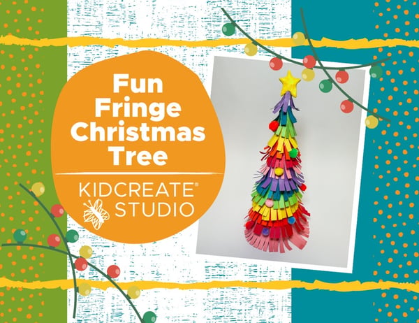Picture for: Fun Fringe Christmas Tree with Kidcreate Studio