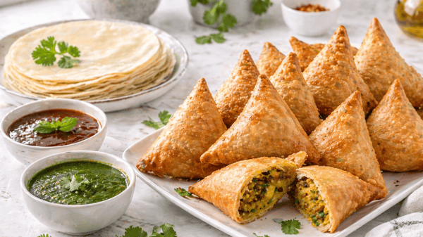 Picture for: Art of Samosas: Scratch-made Wrappers, Flavorful filling, & 3 Ways to Cook