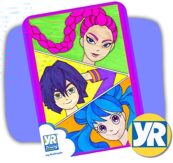 Image for K-Pop Anime Manga Art with Young Rembrandts