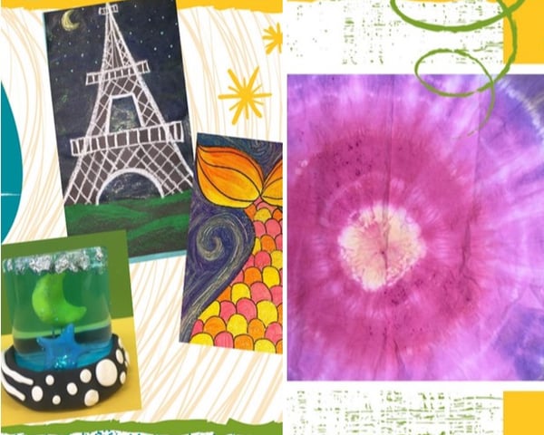 Picture for: Glitter & Glow and Tie Dye Party Bundle Class