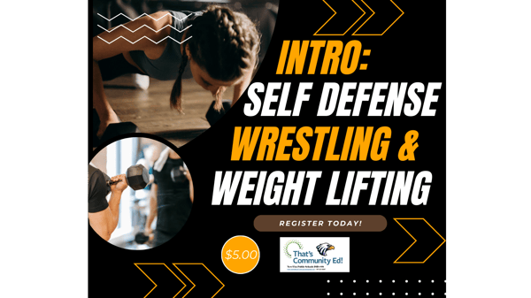 Course Intro: Self-Defense, Wrestling & Weight Lifting After School Club image 1
