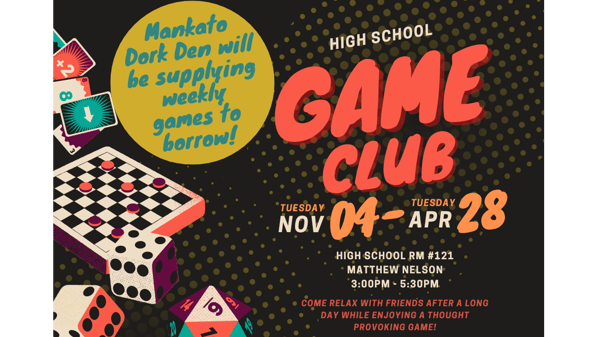 Course After School- High School Game Club image 1