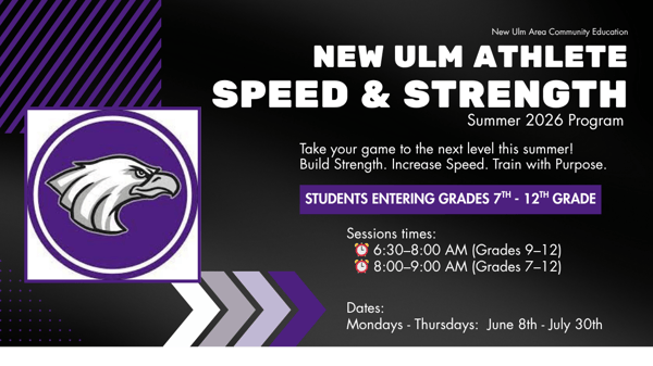 Course New Ulm Athlete Summer Speed and Strength Program image 1