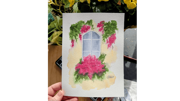 Picture for: Tuscany Window - Watercolor Classes with Caroline Porter