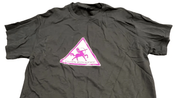 Picture for: "Caution: BCCS Science" Black Gildan T-Shirt (Student-Made Product) Unisex