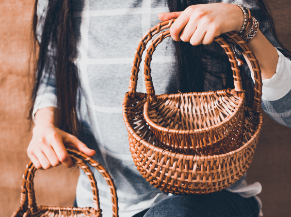 Course Hand-Woven Basket image 1