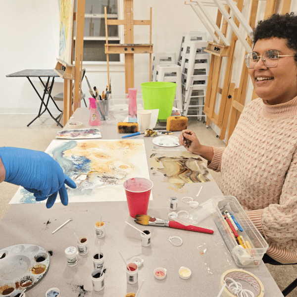 Picture for: NEW! Brusho on Raw Canvas Workshop