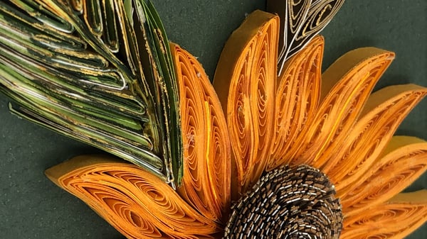 Picture for: NEW! Van Gogh Sunflowers in Paper Art: Fall I