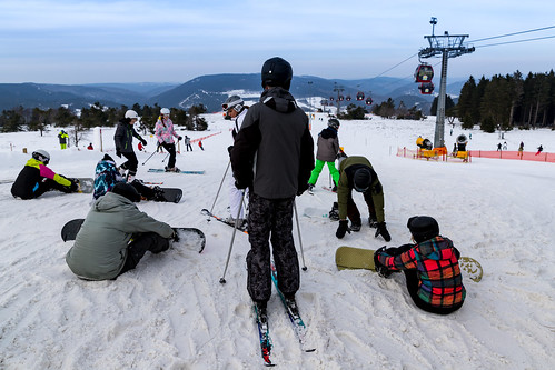 Skigruppe in Willingen, Sauerland
