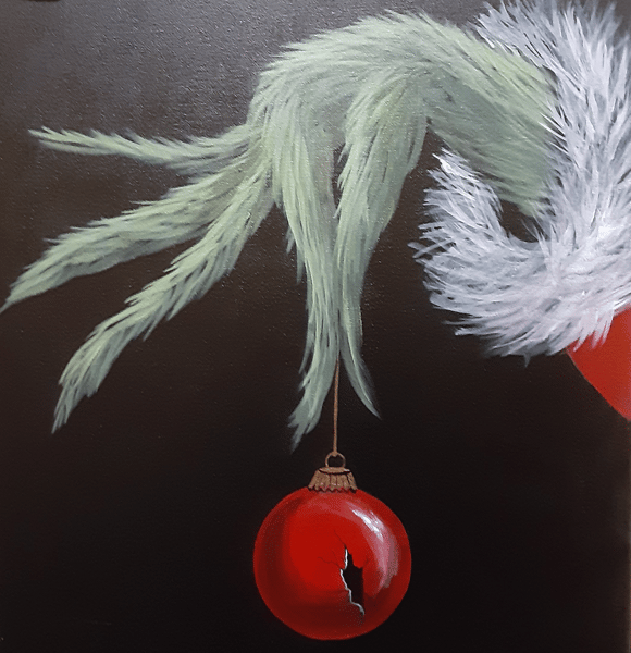 Course The Grinch Canvas Painting image 1