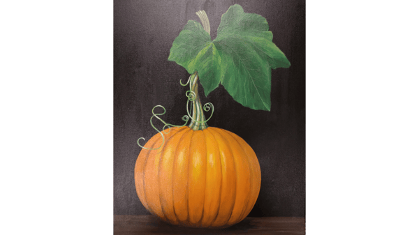 Course Pumpkin on Canvas image 1