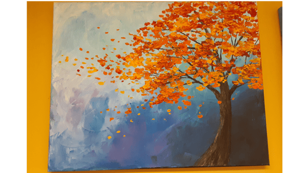 Course Fall Pallet Knife Painting image 1