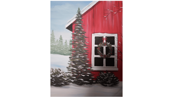 Course Red Barn in the Winter image 1