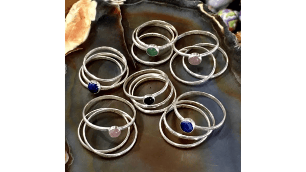 Picture for Sterling Stacking Rings