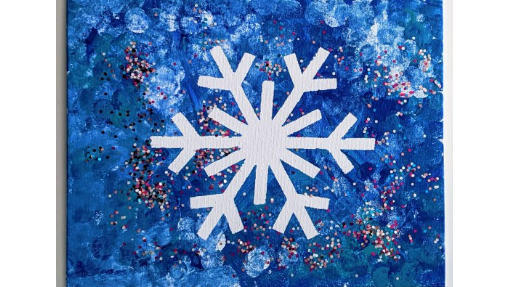 Picture for: Winter Snowflake Painting