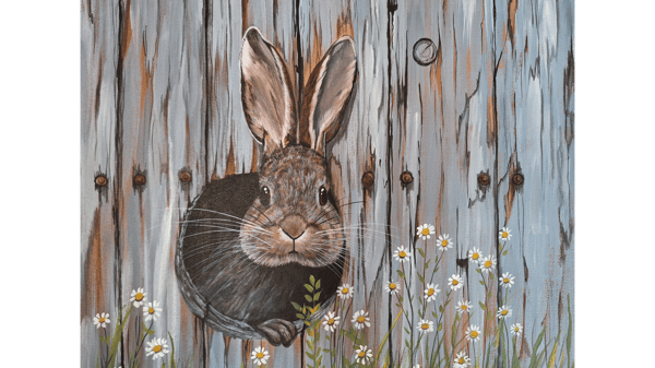 Picture for: Rabbit in a Wooden Fence