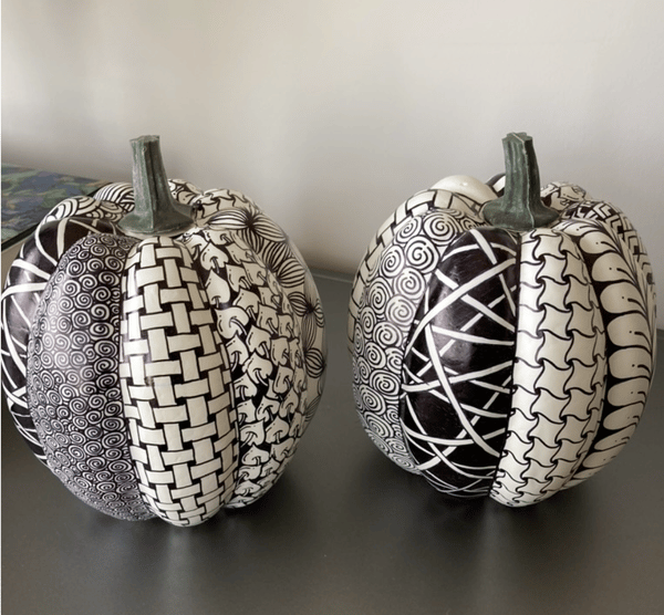 Picture for Decorate a Pumpkin with Zentangles!