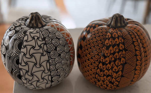 Picture for Decorate a Pumpkin with Zentangles!
