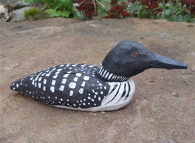 Picture for: Carving in Wood - A Loon