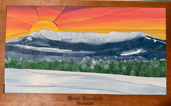 Course Vermont Peaks Paint on Wood with Kara Janaro image 1
