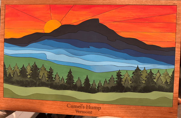 Course Vermont Peaks Paint on Wood with Kara Janaro image 2