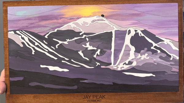 Course Vermont Peaks Paint on Wood with Kara Janaro image 3