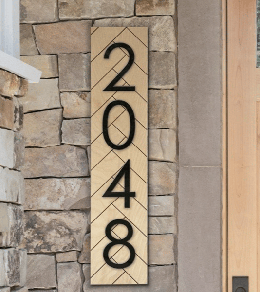 Picture for Build a Custom Wood Address Number Sign