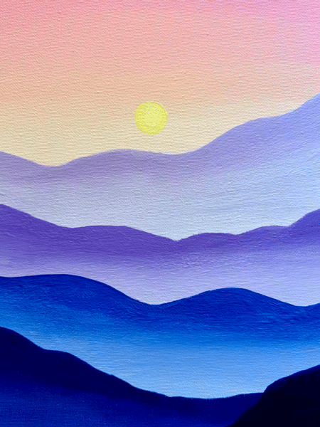 Course Misty Mountains Paint Night image 1